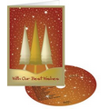 On Golden Trees Holiday Greeting Card with Matching CD